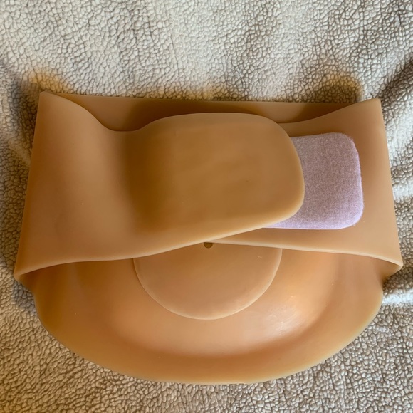 Silicone Pregnancy Belly Band, XS-Small, 3 months appearance, hook & loop - Picture 3 of 7